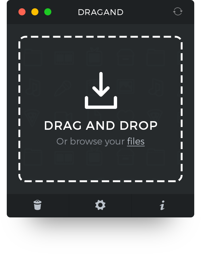 Dragand app design